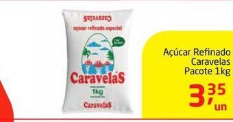 Tenda Atacado Açúcar refinado caravelas 1kg oferta