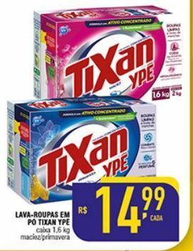 Mercantil Rodrigues Lava roupas em pó tixan ypê oferta