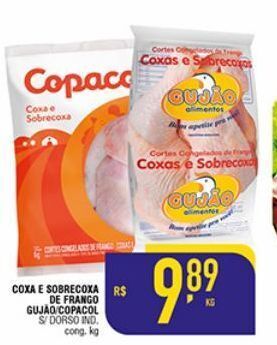 Mercantil Rodrigues Coxa e sobrecoxa de frango oferta