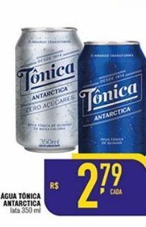 Mercantil Rodrigues Agua tônica antarctica oferta