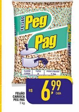 Mercantil Rodrigues Feijão carioca peg pag oferta