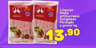 Linguiça mista p/churrasco perdigão a granel kg