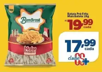 Casa do Sabão Batata Pre-frita Mais Batata 2kg oferta