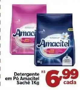 Detergente em po Amacitel sache 1kg