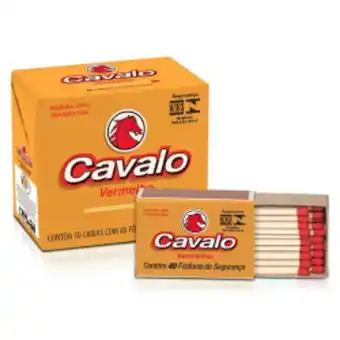 Fósforo parana c/10 cavalo vermelho