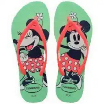 Rede Compras Chinelo havaianas feminino slim disney verde 35/36 oferta