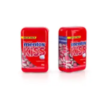 Mentos kiss morango caixa 105g