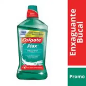 Sam's Club Enxaguante bucal zero álcool fresh mint plax colgate leve 1000ml pague 700ml oferta