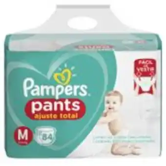 Sam's Club Fralda descartável infantil pants care pants m pampers pacote com 84 unidades oferta
