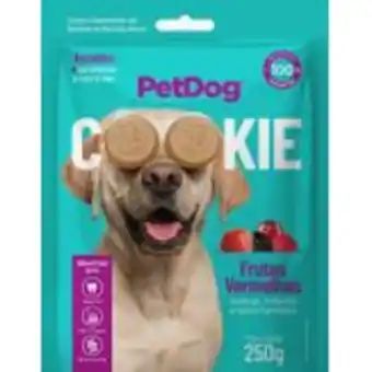 Sam's Club Cookie para cães frutas vermelhas petdog sachê 250g oferta