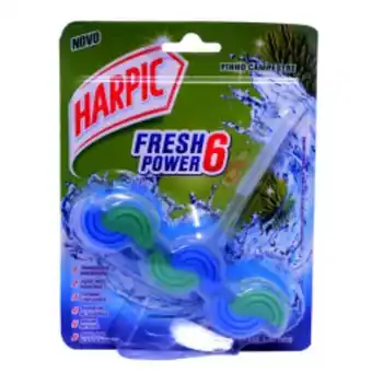 Rede Compras Bloco sanitário harpic fresh power 6 pinho campestre 39g oferta