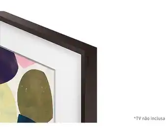 Samsung Moldura para tv the frame de 55” 2020 na cor madeira oferta