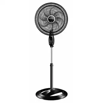 Armazém Paraíba Ventilador de coluna mondial turbo vtx40c8pcr 40cm 8 pás 3 velocidades preto prata oferta
