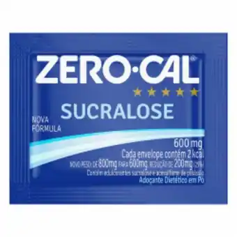 Rede Compras Adoçante em pó sucralose zero cal caixa 30g 50 unidades oferta