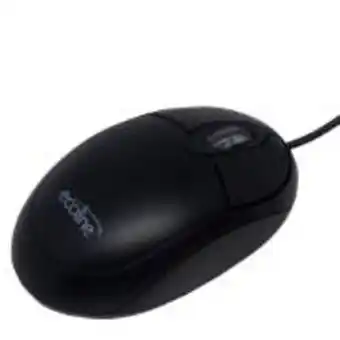 Mouse usb óptico 1200dpi preto yt-op1107 - ecoline