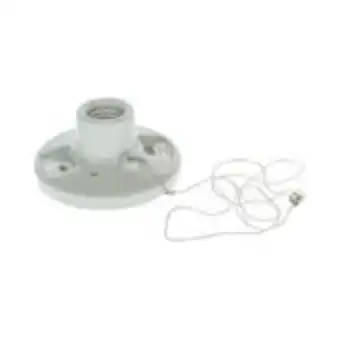 Plafon porta lâmpada 6w e27 branco - ecoline 