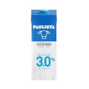 Leite integral longa vida paulista 1l