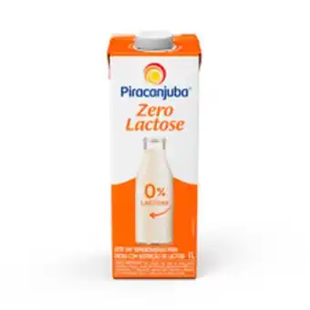 Supermercados Pague Menos Leite semi-desnatado longa vida piracanjuba zero lactose 1l oferta