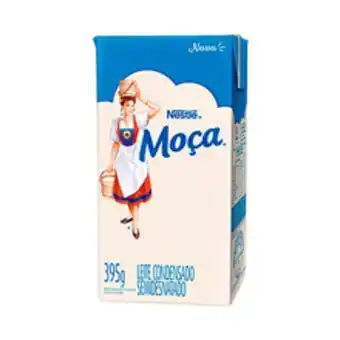 Supermercados Pague Menos Leite condensado moça semidesnatado 395g oferta