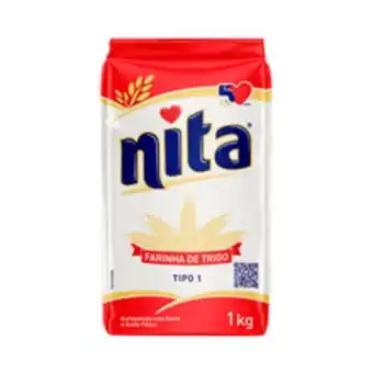 Supermercados Pague Menos Farinha de trigo nita 1kg oferta