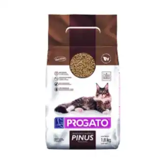 Asun Granulado higiênico de pinus para gatos progato pacote 1,8kg oferta