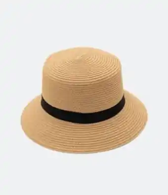 Chapéu bucket com faixa de gorgurão