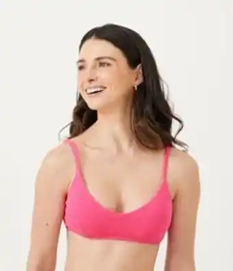 Biquíni top camisetinha texturizado com recortes