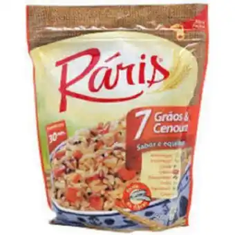 Arroz ráris 7 graos integral e cenoura 500g