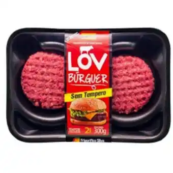 Hamburguer bovino gourmet lov beef 300g