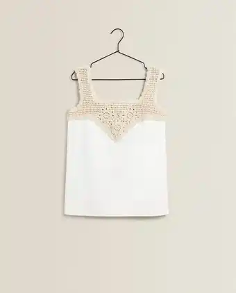 ZARA HOME Top croché oferta