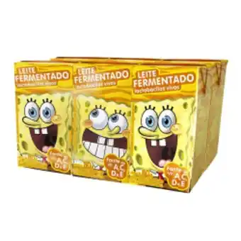 Asun Leite fermentado bob esponja 480g 6 un tradicional oferta