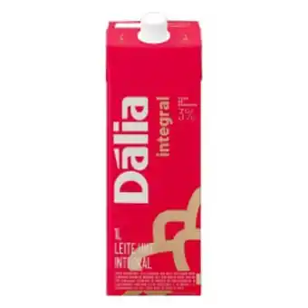 Leite uht integral dália caixa com tampa 1l