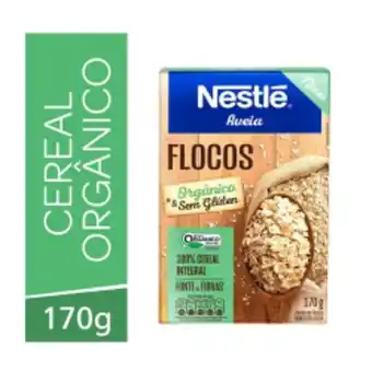 Asun Nestlé aveia orgânica em flocos grossos 170g oferta
