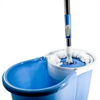 Casa Freitas Mop giratório plástico 7 litros azul dcasa oferta