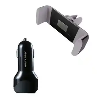 Casa Freitas Combo car - suporte universal veicular e carregador automotivo concept multilaser - ac2750k oferta