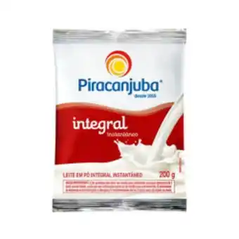 Leite em pó integral piracanjuba 200g