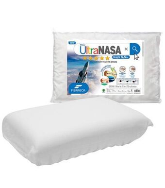Travesseiro ultra nasa branco fibrasca 50x70cm 4411