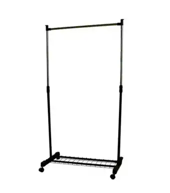 Arara simples com sapateira cromada útil bazar 78x40x30cm rf1940