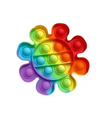Freitas Varejo Pop it anti stress flor world brinquedos 12,5cm rf2114 oferta