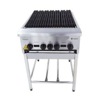 Lojas Certel Chapa grill a gás charbroiler cggp60 com pé venâncio oferta