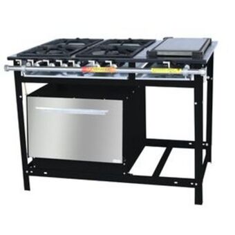 Lojas Certel Fogão industrial extra venâncio 4 bocas com forno e chapa e4d2fc oferta