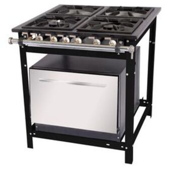 Fogão industrial extra venâncio 4 bocas com forno e4d2f