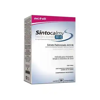 Droga Raia Sintocalmy 600mg com 30 comprimidos oferta