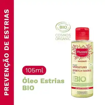 Óleo de prevenção de estrias mustela maternité 105ml