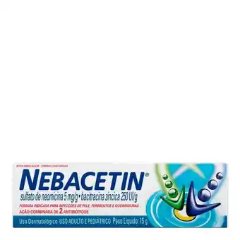 Nebacetin pomada 15g