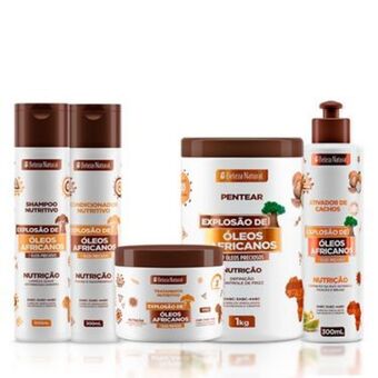 Beleza Natural Kit explosão com ativador de óleos africanos oferta