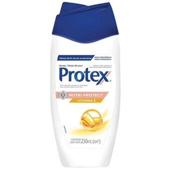 Sabonete líquido protex vitamina e - 250ml