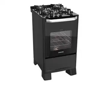 Zema Fogão suggar 4 bocas fgv405 - preto oferta