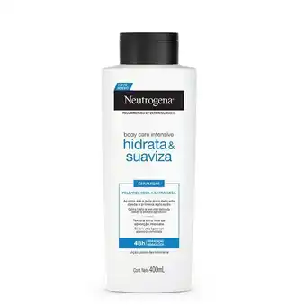 Hidratante corporal neutrogena body care intensive hidrata & suaviza 400ml