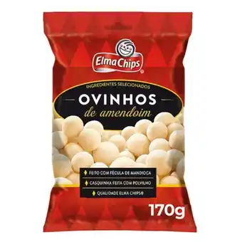 Rede Top Ovinhos de amendoim elma chips 170g oferta